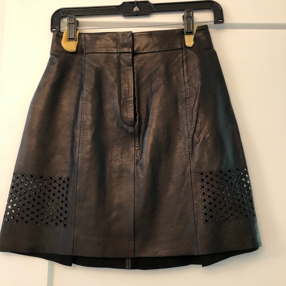 Alexander Wang Dresses & Skirts - NWT Alexander wang black leather skirt